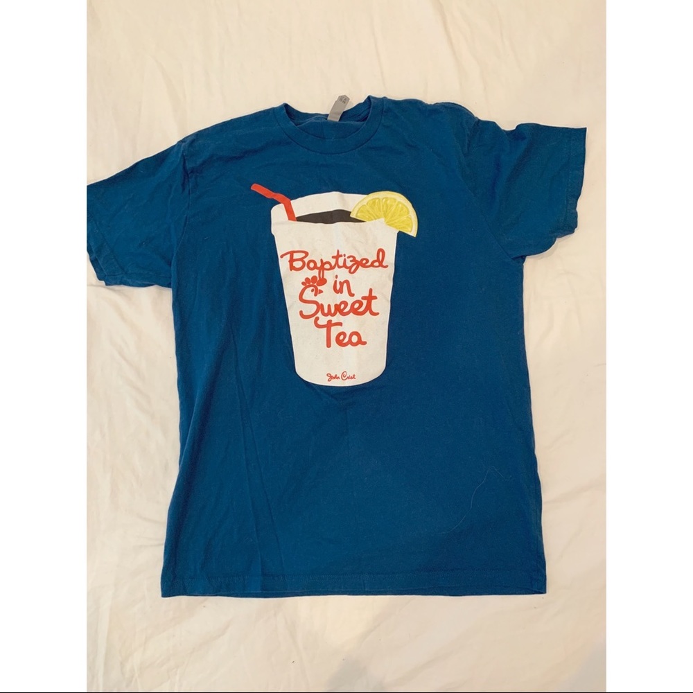 “Baptized in Sweet Tea” short sleeve tea